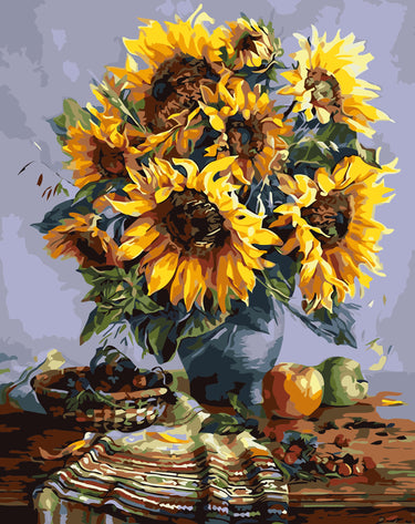 Schilderen op Nummer Bloemen PBN237